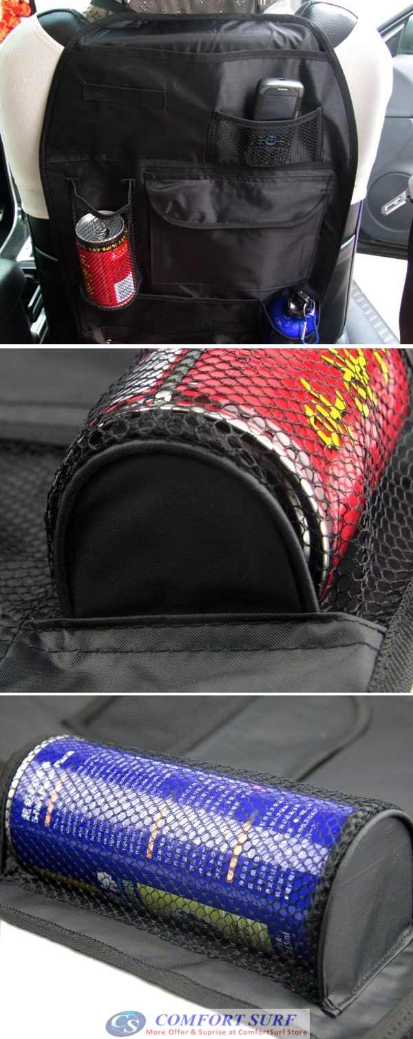 Car Multi Pockets Back Seat Organizer Hanging Holder Storage Bag