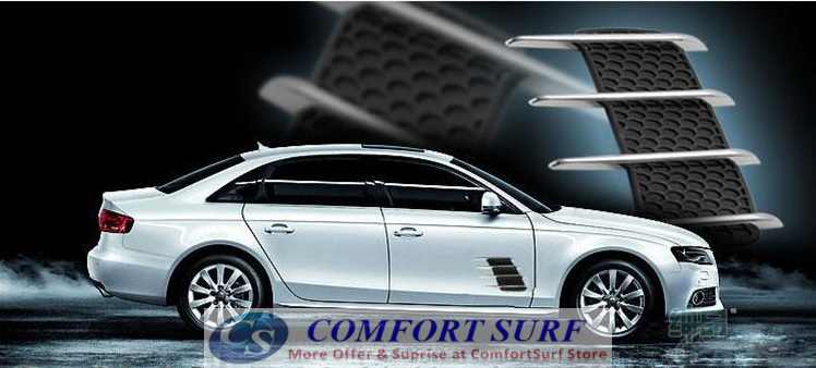 Car Simulation Vent / Decorative Shark Gill Car Side Vents (One Pair) Car Simulation Vent / Decorative Shark Gill Car Side Vents (One Pair)