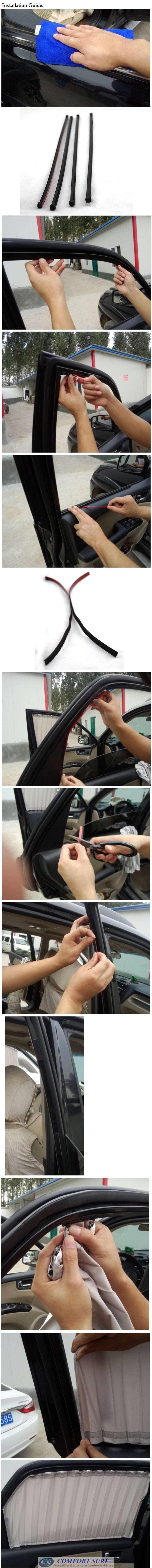 Car Luxury Sun Shade Net Cloth Curtain Protect You from UV / Hot Sunlight