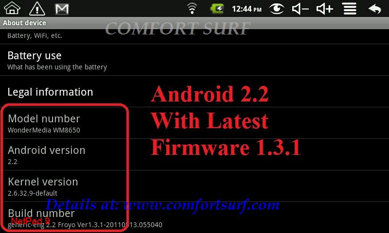 7inch NetPad 9 WonderMedia WM8650 Ver 9 MID Tablet PC 7inch NetPad 9 WonderMedia WM8650 Ver 9 MID Tablet PC