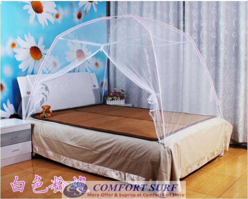 Foldable Self-Standing Mosquito Dome Net Double Door with Carrying Bag Foldable Self-Standing Mosquito Dome Net Double Door with Carrying Bag