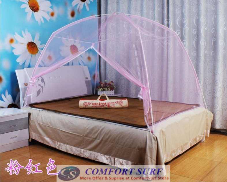 Foldable Self-Standing Mosquito Dome Net Double Door with Carrying Bag Foldable Self-Standing Mosquito Dome Net Double Door with Carrying Bag