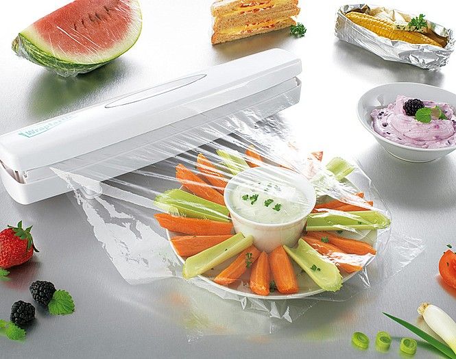 Wraptastic Dispenser Wrap Food in a Flash!