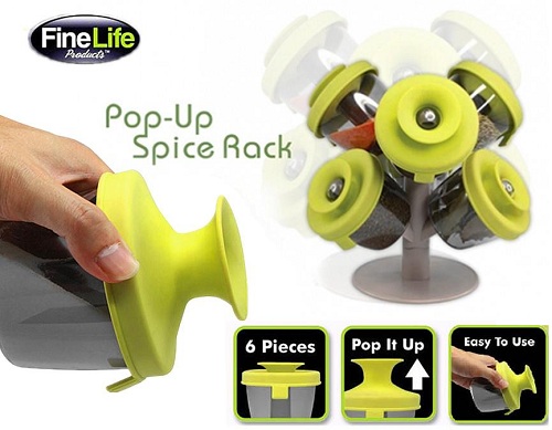 Pop-Up Spice Rack