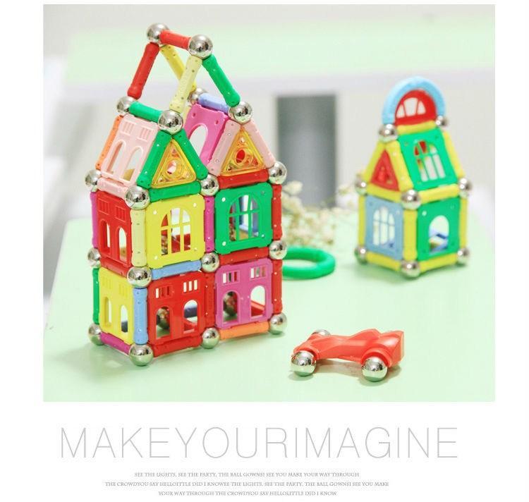 Toys Mighty Magnetic Building Set blocks Construction Creative Educational for Kids