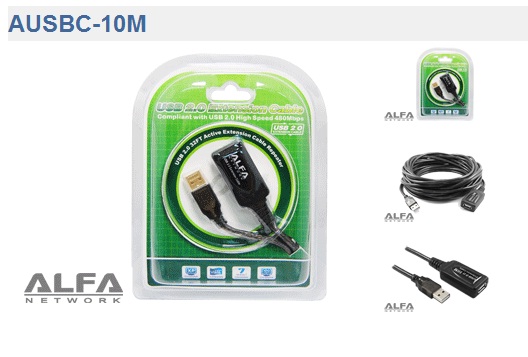 Alfa AUSBC-10M Active USB Cable