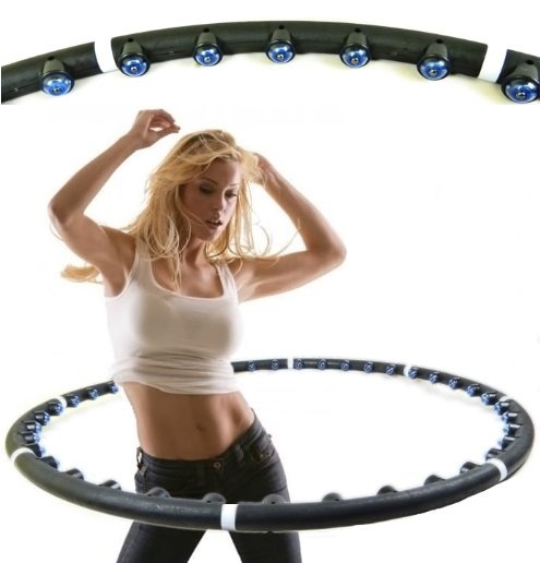 ACU HOOP PRO! Massaging Slimming Hula Hoop Exercise & Fitness ACU HOOP PRO! Massaging Slimming Hula Hoop Exercise & Fitness