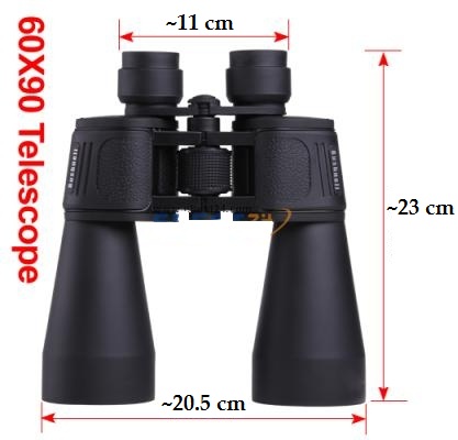 Bushnell Binocular Telescope PowerView 60x90 Coated Optics HD Green Film