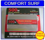 SUVPR DC12V-AC 220V 500W Car Power Inverter