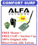 Alfa AWUS036NH 2000mW High Power USB Wireless-N Adapter