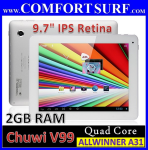 9.7" Chuwi V99 QuadCore IPS Retina Display 2GB RAM 16GB