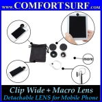 Detachable Clip Wide & Macro Lens for Mobile Phone-iphone ipad samsung