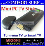 MK809 II Mini PC TV Dongle RK3066 1.6GHz 1G RAM Box Android 4.1 Smart TV Box