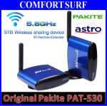 Original Pakite PAT-530 (5.8GHz) Wireless AV Transmitter & Receiver With IR