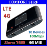 Sierra Wireless Aircard 760S 4G LTE 100Mbps Mifi Wireless Router Broadband Modem