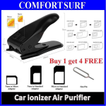 2 in 1 Nano & Micro Dual Double SIM Dual Sim Card Cutter 3 Adapters