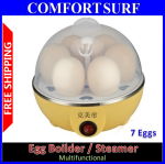 Multifunctional Egg Steamer / Boilder with Free Stainless Steel Bowl and Splitter