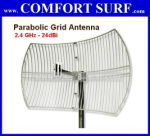 24dBi Grid Parabolic Antenna - 2400Mhz Wifi Antenna
