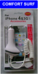 Apple iPhone 4, 3Gs, 3G Car Charger