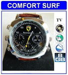 8GB HD 720p Waterproof Spy Watch with AV Out