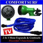 XHOSE 75FT-The Incredible Expandable & Contract Hose Sprayer wf Powerful 7 Functions!
