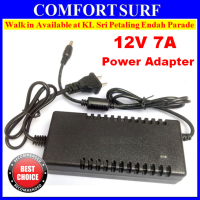 SecurEyes CCTV 12V DC 7A Switch Power Supply With Cable With Heat Release