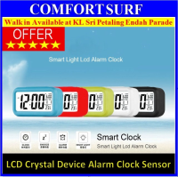 LED Digital Alarm Clock Touch Night Light Sensor Temperature