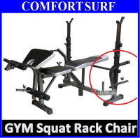 Multifunction Professional GYM Dumbbell Chair + Weight Lifting Squat Rack Bench