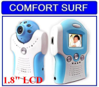 Wireless Baby Monitor Camera With Voice, 1.8" LCD (Stand Design)