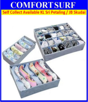 Portable Bamboo Charcoal Non Woven Clothing Storage 3pcs Set