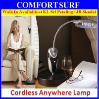 16 LED Cordless Anywhere Lamp With Flexible Neck and Adjustable Height &No Outlet Needed