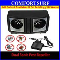 Dual Sonic Pest Repeller Anti Mice Rats Roaches Flies Control