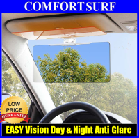 HD Clear EASY Vision Day & Night Sun Visor Anti-Glare Dazzle UV Blocker Clip ON only