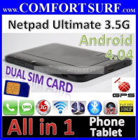 Netpad Ultimate 3.5G Phone Call SMS MTK6575 Android 4.04  GPS Tablet PC