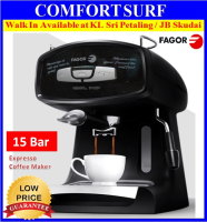 15 Bar Fagor CR-14 Espresso Italian Coffee Maker Machine - 2 Cups + Memory