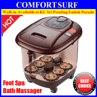 Portable Auto Foot Spa Bath Massager Taiji Style Bubble Infrared Heat LED Display Relax With Remote Control