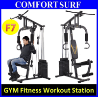 F7 Multi Function Home Gym Station: Fitness Workout Press Machine With 55KG