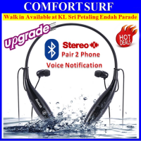 Upgraded Sports HV800 Wireless Bluetooth 4.1 Music Stereo Headset Pair 2 Devices + Vibration Alert + Speech