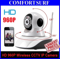 960P SecurEyes 2 in 1 P2P Wireless IP Camera + IR Night Vision/MicroSD via Smartphone + Motion Alarm