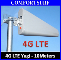 10 Meters 4G LTE UMTS 3G HSDPA Yagi Antenna 698 ~ 2170MHz, Gain 11dBi