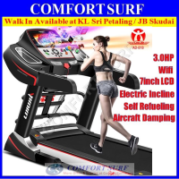 NEW 3.0HP AD818 Treadmill 7inch Color LCD Display / Electric Incline Decline / Self Refueling