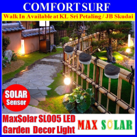 Solar Powered LED Yard Lawn Light Outdoor Landscape Garden Path Gutter Fence Light Lamp