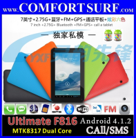 Netpad Ultiamate F816 Phone Call SMS GPS FM Android 4.1.2 Tablet PC