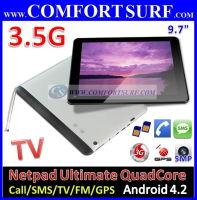 9.7" Ultimate QuadCore F978 Android 4.2 3.5G Phone Call Tablet PC