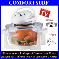 Multipurpose Flavorwave Oven Turbo-Halogen Convection Oven wif 12Litres (Ring Added=16Litres)