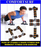 Push Up Stands U Shape Fitness Bar Workout Fitness Gym Exercise