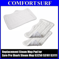 2pcs Replacement Reusable Microfiber Cleaning Pads For Steam Mop