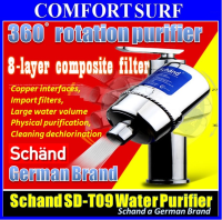 Schand 360° Rotation Faucet Water Tap Purifier 8 Layer Water Filter for Kitchen Home Office