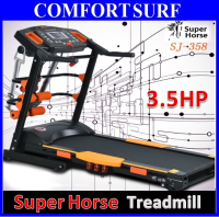 Genuine SuperHorse Multifunction Treadmill SH-358MF 3.5HP with Massage Device Dumbbell Sit up Twister Plate
