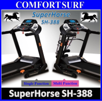 Genuine SuperHorse Multifunction Treadmill SH-388 3.0HP With Electric Incline Decline